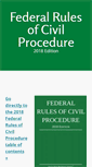 Mobile Screenshot of federalrulesofcivilprocedure.org